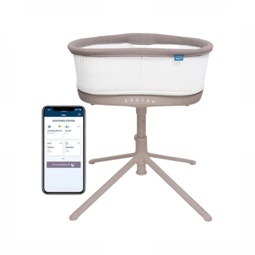 Halo BassiNest Connected Swivel Sleeper 3.0, Warm Grey
