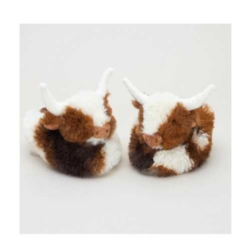 Texas Longhorn Cow Slippers, Baby Slippers, Baby Gift, Gender Neutral, Baby Shower Gift, Personalised Baby Gift, New Baby