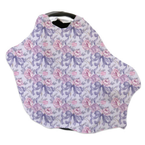 Leighton's Lavender Multi-Use Stretchy Car Seat & Nursing Cover