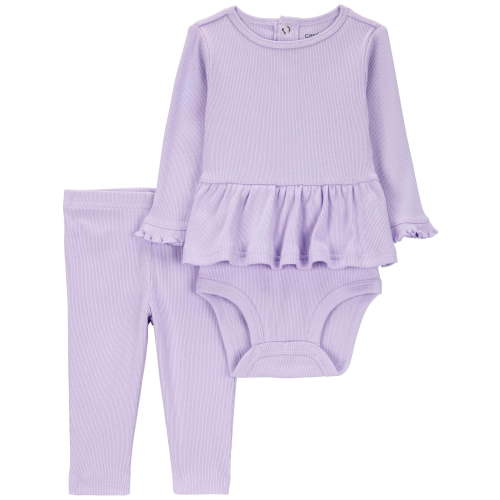 Carter's Child of Mine Baby Girl Outfit Set, 2-Piece, Sizes 0/3-24 Months