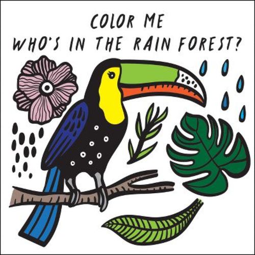 Color Me: Who's in the Rain Forest? - (Wee Gallery Bath Books) by Surya Sajnani (Bath Book)