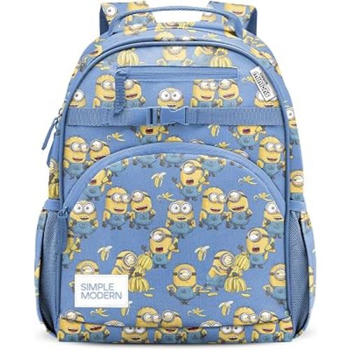 Simple Modern Minions Toddler Backpack for School Girls and Boys | Despicable Me Kindergarten Elementary Kids Backpack | Fletcher Collection | Kids - Medium (15" tall) | Minions Unite