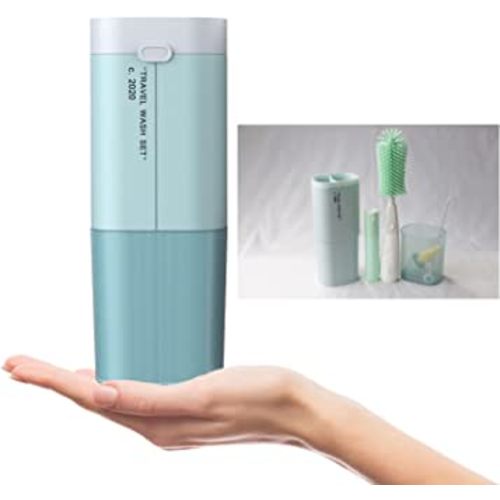 Travel Bottle Cleaner Kit, Blue Gradient