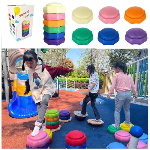 Balance Stepping Stones for Kids, Toddler Stepping Stones,Stepping Stones for Toddlers,Sensory Stepping Stones,and Also a Balance Board for Kids and a Swing Stool