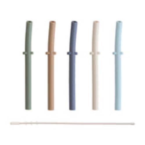 Silicone Replacement Straws - 5 Pack – Mushie
