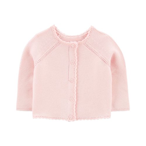 Baby Scalloped Sweater Knit Cardigan - OshKosh | Carter's