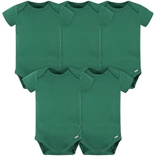 Gerber Baby 5 Pack Onesies Multi-Packs Bundle Interlock 180 Gsm