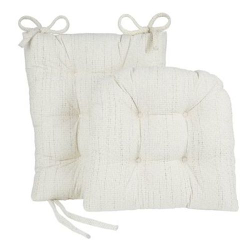 Gripper Tyson XL Non Slip Rocking Chair Cushion Set Include Seat and Back Cushion Birch: Solid Polyester, Indoor Woven Fabric