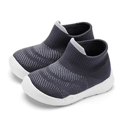 Engtoy Baby Shoes Baby Sock Shoes Baby Walking Shoes Infant Non-Slip Breathable Slippers with Soft Rubber Sole Baby Boys Girls Slip On Sneakers