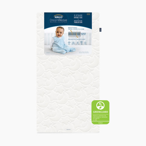 Halo Dreamweave Breathable Crib Mattress - White