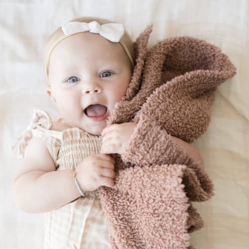 Saranoni Bamboni Mini Blanket - French Rose