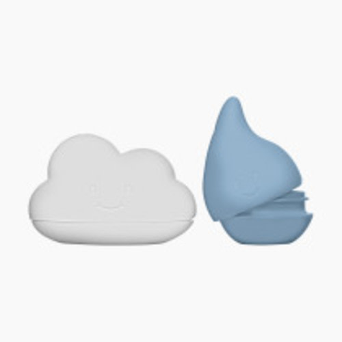Ubbi Cloud and Droplet Bath Toys - Muted