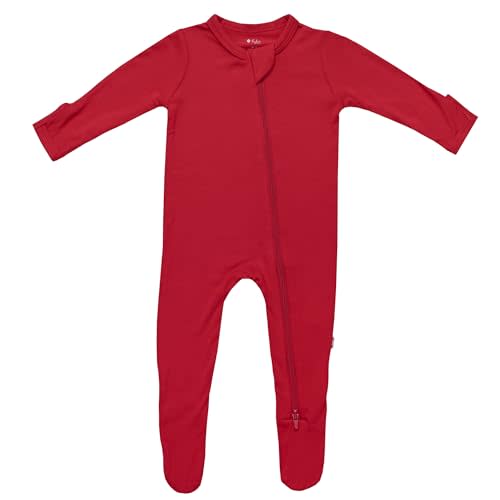 KYTE BABY Unisex Zipper Closure Footies, Rayon Made From Bamboo, 0-24 Months