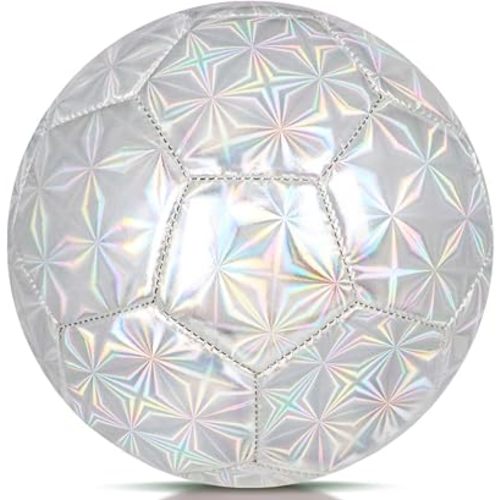 Size 4 Soccer Ball Glitter Pink - Kids Aged 4-6 6-8 8-12 Outdoors Sports Training Ball Recreation Playing Ball Teens Girls Children Youth Back to School Birthday