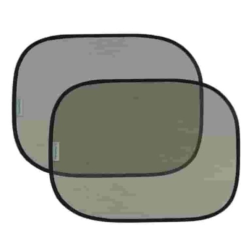 Dreambaby Insta-Cling Static Cling Car Window Shades, UPF 50+ Sun Protection, 2 Pack, Black L1203A