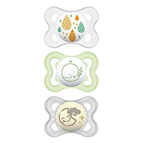 Amazon.com : MAM Variety Pack Baby Pacifier, Includes 3 Types of Pacifiers, Nipple Shape Helps Promote Healthy Oral Development,0-6 Months, Unisex, 3 Count (Pack of 1) : Baby