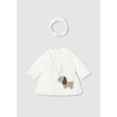 Newborn Girl Dress with Purse
