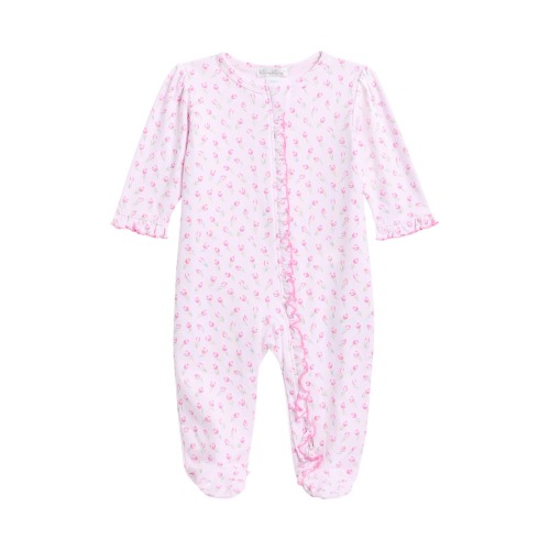 Tulip Print Pima Cotton Zip Footie, 6-9M
- Only a few left