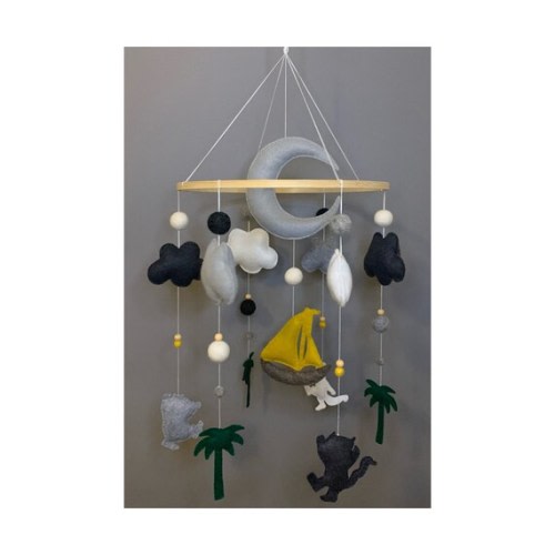Where the Wild Things Are Inspired Baby Crib Mobile Nursery Decor - Etsy
