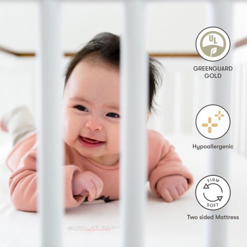 Pure Core Crib Mattress | Crib Mattress w/ Waterproof Cover – Babyletto