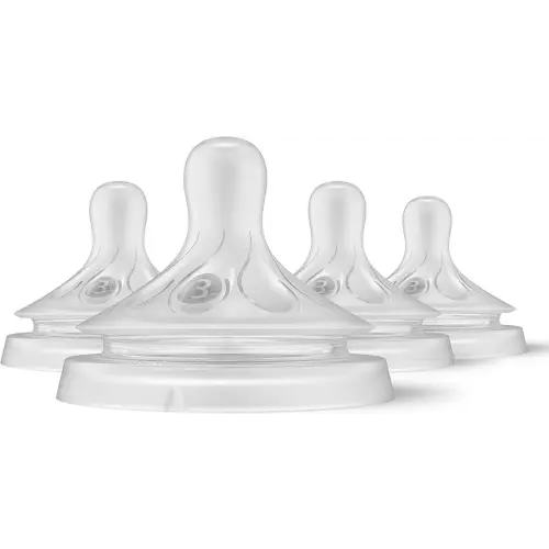 Philips Avent Natural Response Nipples, Medium Flow (Flow 3), 4-Pack, SCY963/04