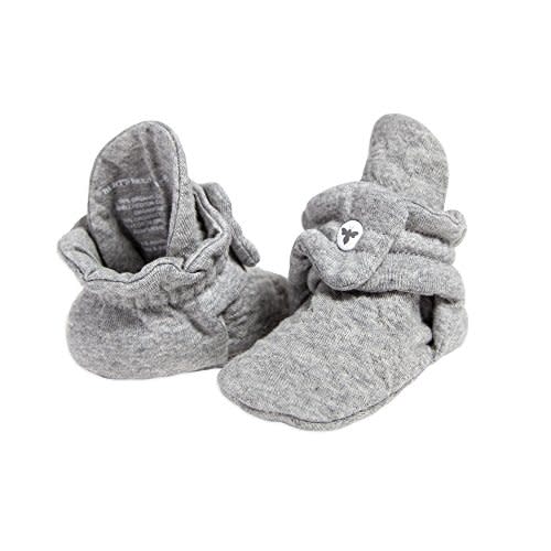 Burt's Bees Baby Booties, Organic Cotton Adjustable Infant Sock
