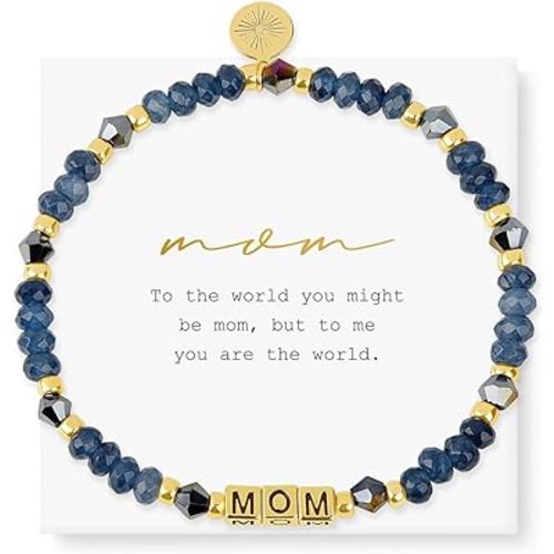 INSPIRED VOICES Family Letter Bracelets - Sister Bracelet, Grandma Bracelet, Mom Bracelet - Sister Gifts for Women