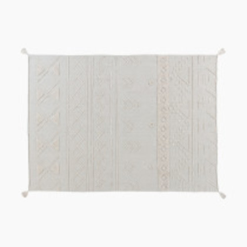 Lorena Canals Tribu Washable Rug - Natural, 4’ 7” X 6’ 7”