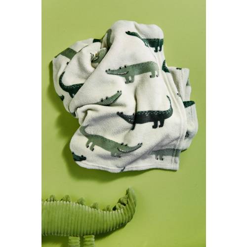 PATTERNED FLEECE THROW
