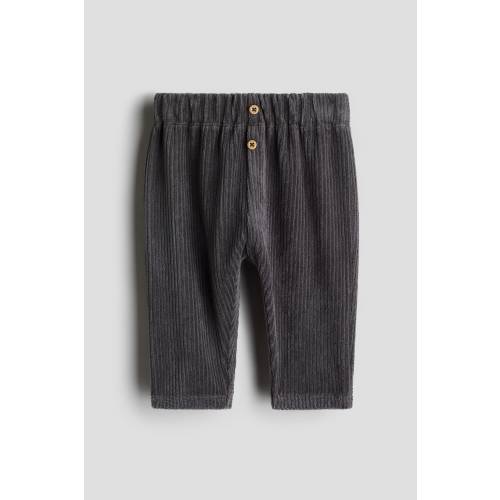 RIBBED VELOUR PANTS