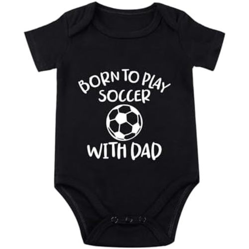 Daddy Soccer Baby Bodysuit I Love My Daddy Baby Bodysuits Soccer Clothes Dad Babies Romper Unisex
