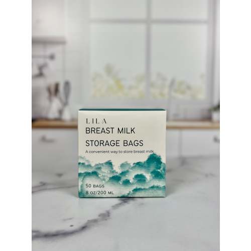 LILA Breast Milk Storage Bags 8. oz (50 Box)