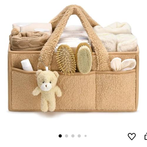 Baby Diaper Caddy Organizer for Changing Table, Baby Storage Basket for Diapers and Baby Wipes,Perfect for Baby Shower,Car Caddy Organizer,Nursery Diaper Organizer,Portable Diaper Storage Bag (Brown): Baskets & Liners: Amazon.com.au