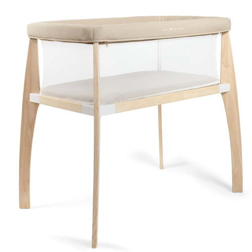 Baby Delight Heirloom Willow Wood Infant Bassinet, Organic Oat