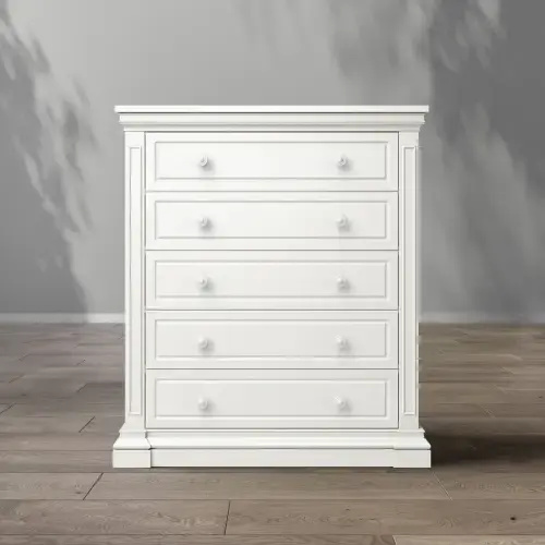 Jackson Tall Chest - White