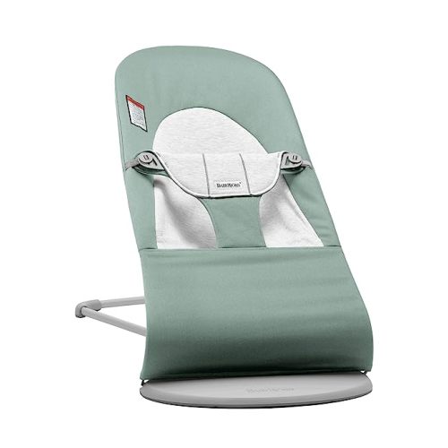 BabyBjörn Bouncer Balance Soft, Cotton/Jersey, Green/Grey