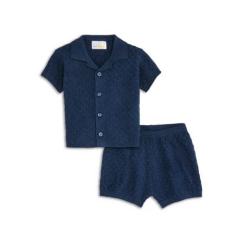 Boys' Textured Sweater Knit Top & Shorts Set, Baby - Exclusive