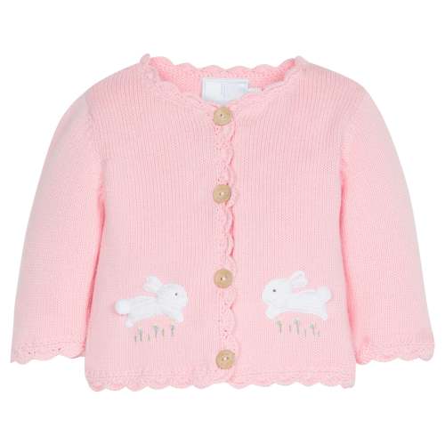 Crochet Cardigan - Pink Bunny