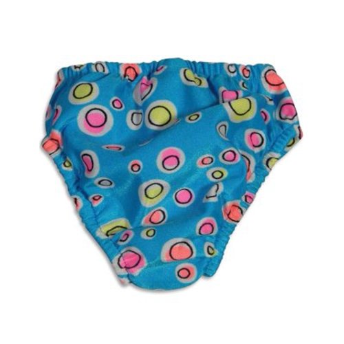 My Pool Pal - Baby Girls Bubble Dots Reusable Swim Diaper 28814-Small (Turquoise Bubble Dot)