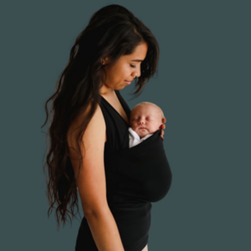Lalabu Soothe Shirt | Newborn Baby Carrier Shirt for Mom | No-Wrap Baby Wearing Shirt from Makers of The Lalabu Dad Shirt | Skin to Skin Top for Mom and Baby