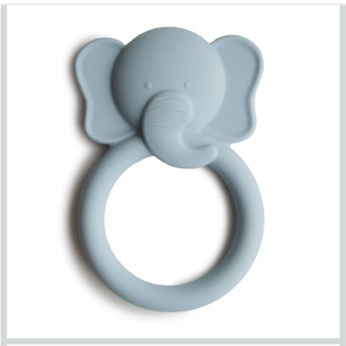 mushie Silicone Baby Teether Toy | Elephant
