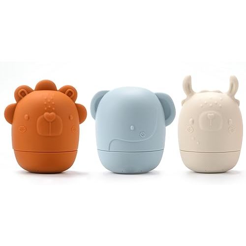Loulou Lollipop Silicone Squirt and Play Mold-Free Bath Toys - Multi-Colored