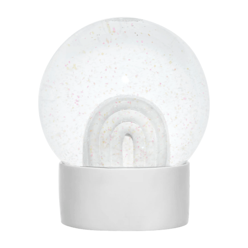 Rainbow Snow Globe