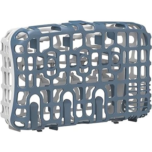 Dr. Brown's Dishwasher Basket for Small Baby Bottle Parts, Pacifiers, and Accessories, Clean, Store and Organize Newborn Essentials, BPA free,(Colors May Vary)