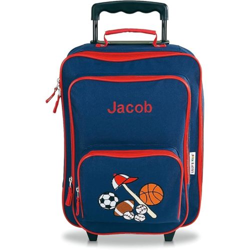 Personalized Rolling Luggage for Kids All Sports Design, 4.5" x 12" x 16.75"H