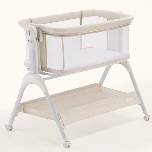 HARPPA Cuddly Sway | 3-in-1 Rocking Baby Bassinet & Bedside Sleeper for Newborns with Mattress for Reflux | Attaches to Bed, Adjustable Heights, Non-Toxic & CPSC Certified |