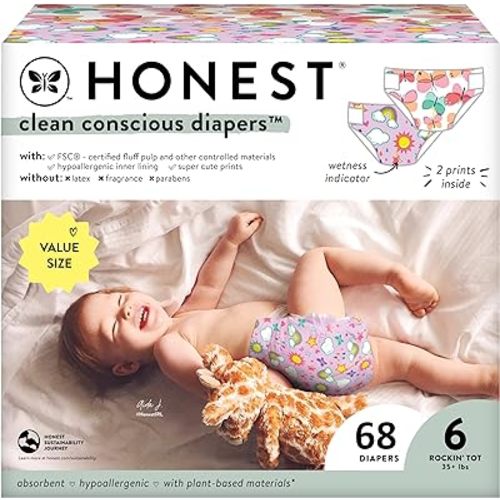 The Honest Company Clean Conscious Diapers | Size 6