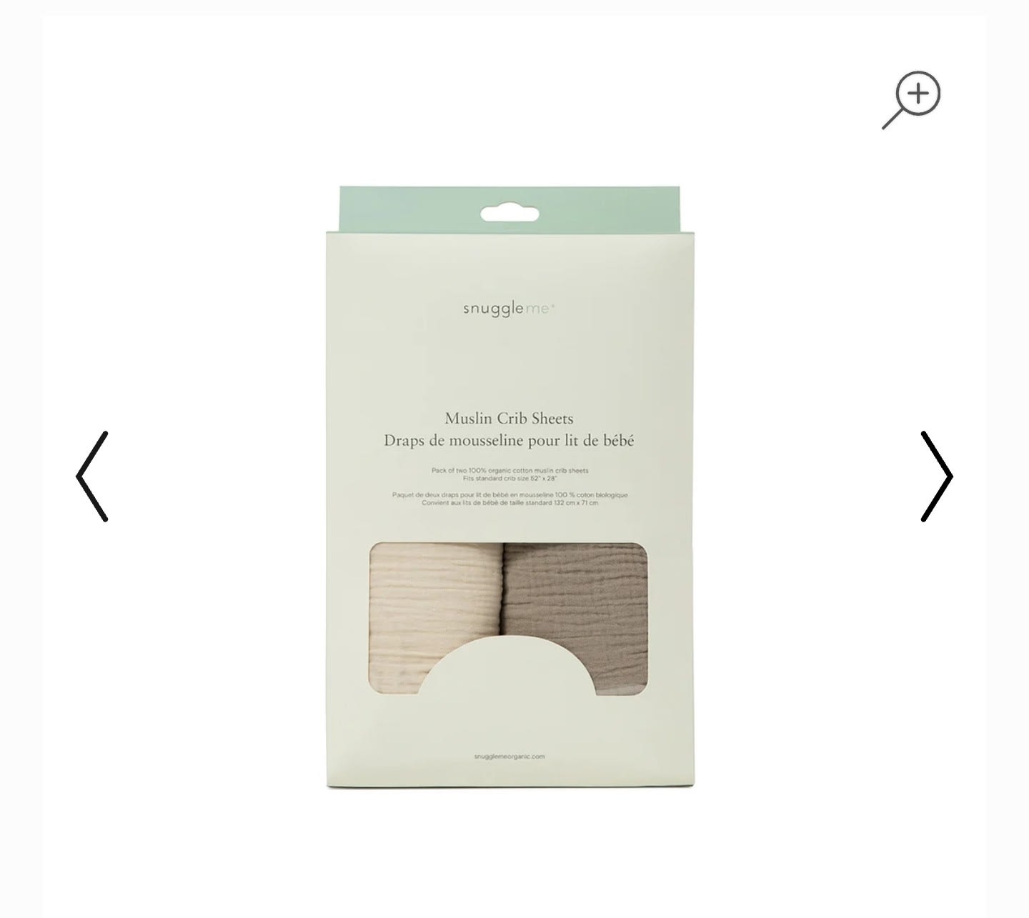 Muslin Crib Sheets | Natural + Birch