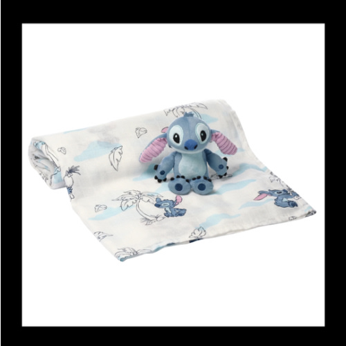 Stitch Swaddle Blanket & Plush Gift Set – Lambs & Ivy