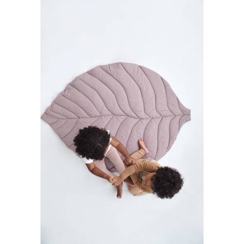 Leaf Play Mat - Soft Cotton Baby Activity Mat for Tummy Time and Play - Ideal Floor Play Mat for Baby Room Nursery